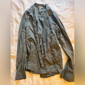 James Perse Cotton Long Sleeve Standard Button-up Shirt